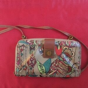 SAK ROOTS coated Canvas Crossbody Bag